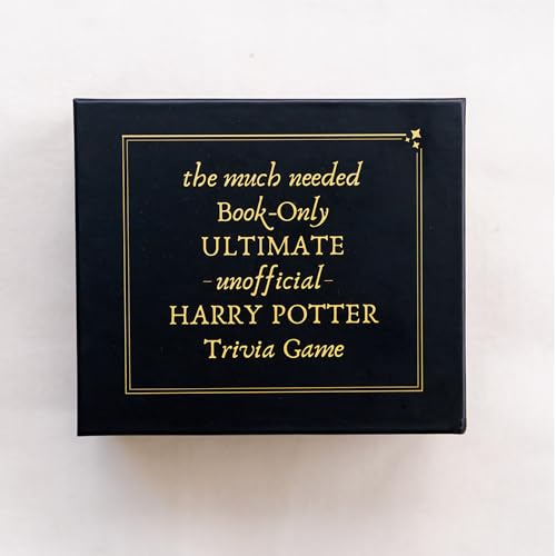 UHPT Unofficial Wizard Trivia Card Game for Adults Book-Based Fantasy Trivia Game 7 Difficulty Levels Party Game for Game Night