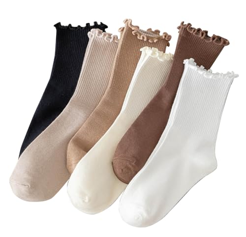 Image of YYaaloa Womens Above Ankle Crew Socks Casual Cotton Socks Cute Fun Novelty Girl Thin Dress Socks