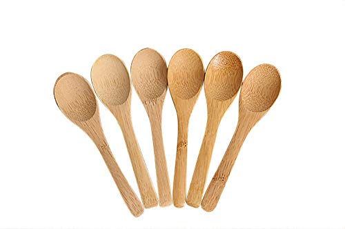 14 Mini Cuillères En Bois - Set De 7 Styles Pour Épices, Miel, Thé Ou DIY