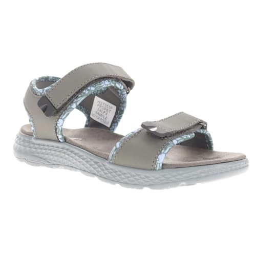 Image of Propet Womens Travelactiv Aspire Footbed Casual Sandals Casual Low Heel 1-2 inch - Grey