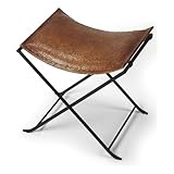 Butler Melton Brown Leather Stool