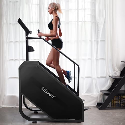 Image of EFFICRAFT Commercial 90% Pre-Assembled Stair Master, Continuous Climbing Exercise Machine for Cardio, 15 Speed Levels Stair Master, 15-164 Steps /Min