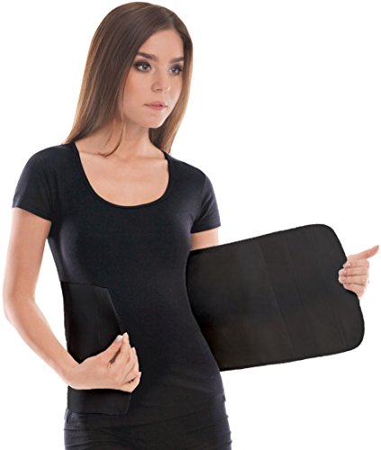 Fascia Per Ernia Ombelicale Neonati – Cintura Addominale Regolabile Con Tamponi (Colore Blu)