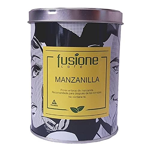 Manzanilla Fusione - Caja de 6 Latas de 40 Pirámides de 1,5 gramos - Total 240 Pirámides - 360 gramos