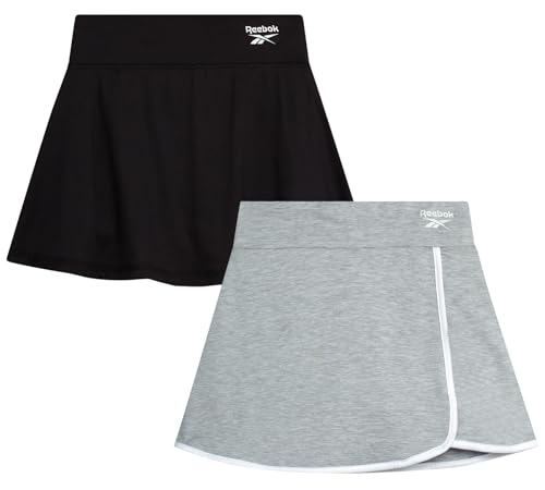 Jupe-shorts pour filles Reebok respirants : le pack de 2 jupes shorts anti-transpiration