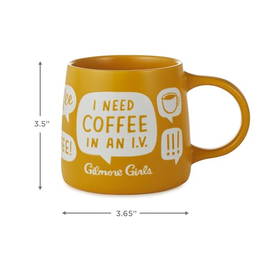 Taza Gilmore Girls 21 onzas color amarillo mostaza miniatura 3