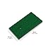 Linjinx 3D Damped Golf Training Mat - Nylon Mini Hitting Pad for Indoor Outdoor Use - Ideal for Home Garden Office Swing Drills Green 18.5 * 35cm
