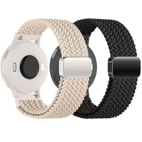 Correa trenzada elástica 22mm compatible para reloj Android miniatura 1