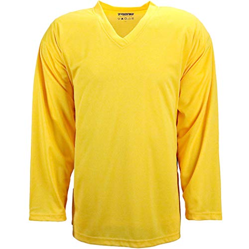 TronX Hockey Practice Jersey (Gold Kids L/XL)