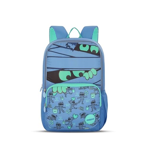 Image of American Tourister Jupy | 26 Ltrs | 2 Compartments | Bottle Pocket | Ergonomic Padded Back Panel & Shoulder Straps | Kids Backpack | 1 Year International Warranty | Mummy Blue