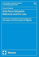 Interfaces Between National and EU Law: Time Limits in Cross-Border Civil Proceedings and Their Impact on the Free Circulation of Judgements 3756017990 Book Cover