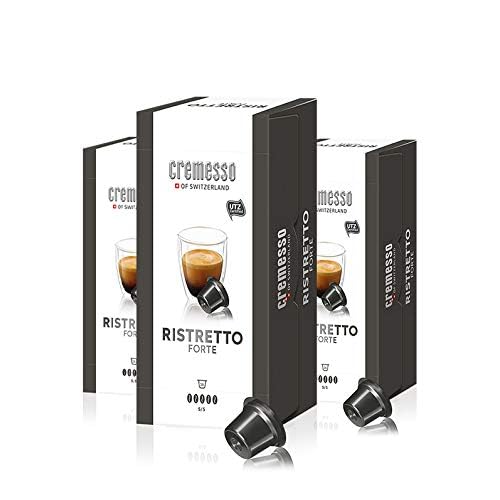 Cremesso Ristretto Forte 48 Cápsulas, 3 unidades (3 x 16 cápsulas)