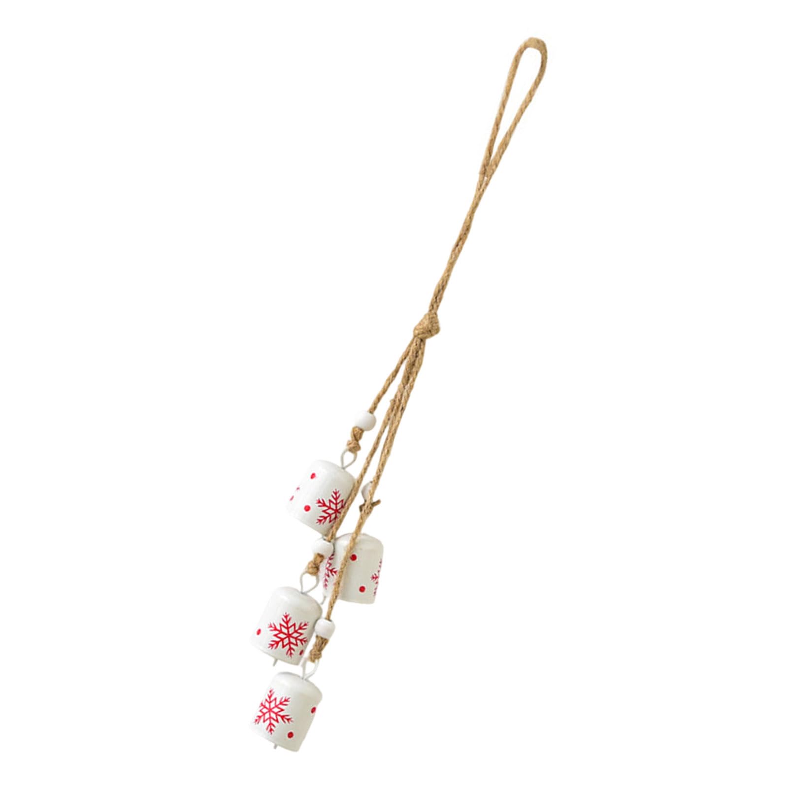 Buxuaaaa Permanent Snowflake Carillons Hanging Ornamentation Direct Current Install for Firepit Blanket Doorway Christmas Rustproof Snowflake Air Carillons Deck
