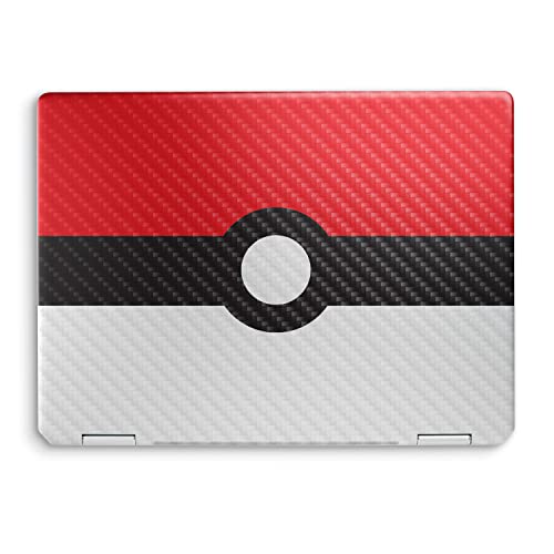 Image of MightySkins Carbon Fiber Skin Compatible with HP Spectre x360 14 inch (2022) Full Wrap Kit - Battle Ball | Protective, Durable Textured Carbon Fiber Finish | Easy to Apply | Made in The USA