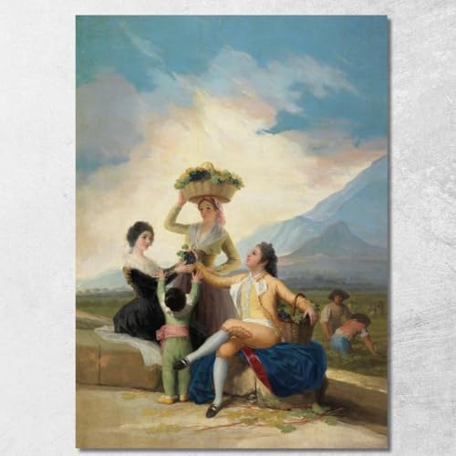 Toile Francisco de Goya La Récolte impression Fine Art