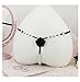 Sekexi Women's Pearl T Back G String Embroidery Rose Flowers Beaded Thong Panty Underwear Sexy Micro Underpant Christmas
