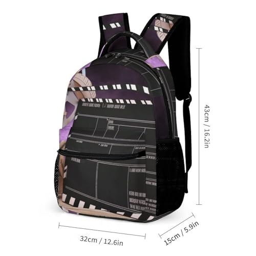 Movies Clapperboard Backpack for Men Women, Durable Small Backpack Casual Lightweight Daypack for Travel Bag2