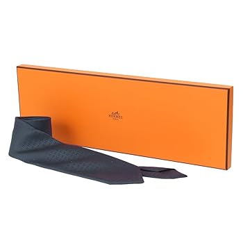 HERMES エルメス シルクネクタイ ファソネ H柄 ブラック HERMES エルメス シルクネクタイ ファソネ H柄 ブラック HERMES
