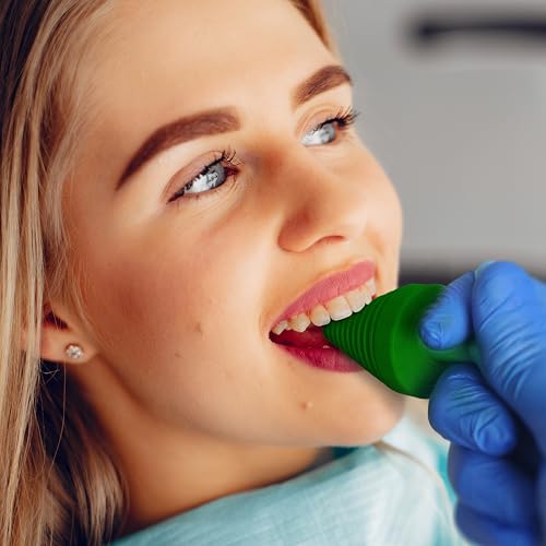 Image of OTICA Mouth Opener Dual-Use - For Emergency Anesthesia, Oral Therapy & Gutka Rehab | Spiral Jaw Stretcher with Easy-Grip Handle (Green)
