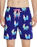 Chubbies Men’s Swim Trunks, Stretch Swimming Board Shorts, 7” Inseam, The Fowl Plays, Medium