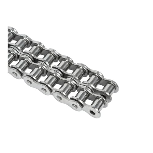 Chaîne rouleaux entraînement 08B-2 double rangée en inox 304 de 1,5m