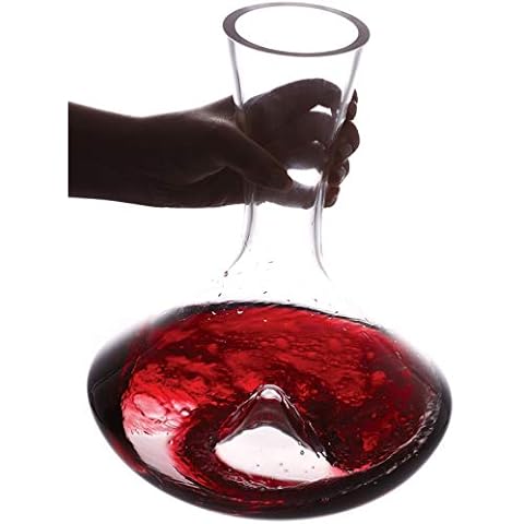 Vintorio Citadel Wine Decanter with Stopper Cover
