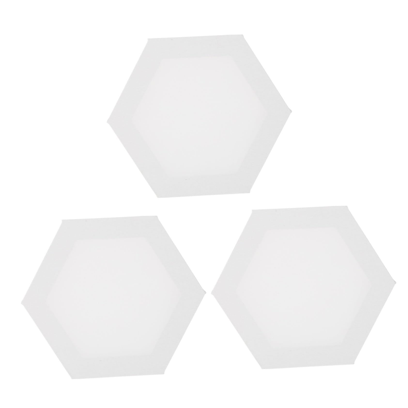 Lienzos hexagonales marco 30cm 3 piezas para pintura óleo y acrílico