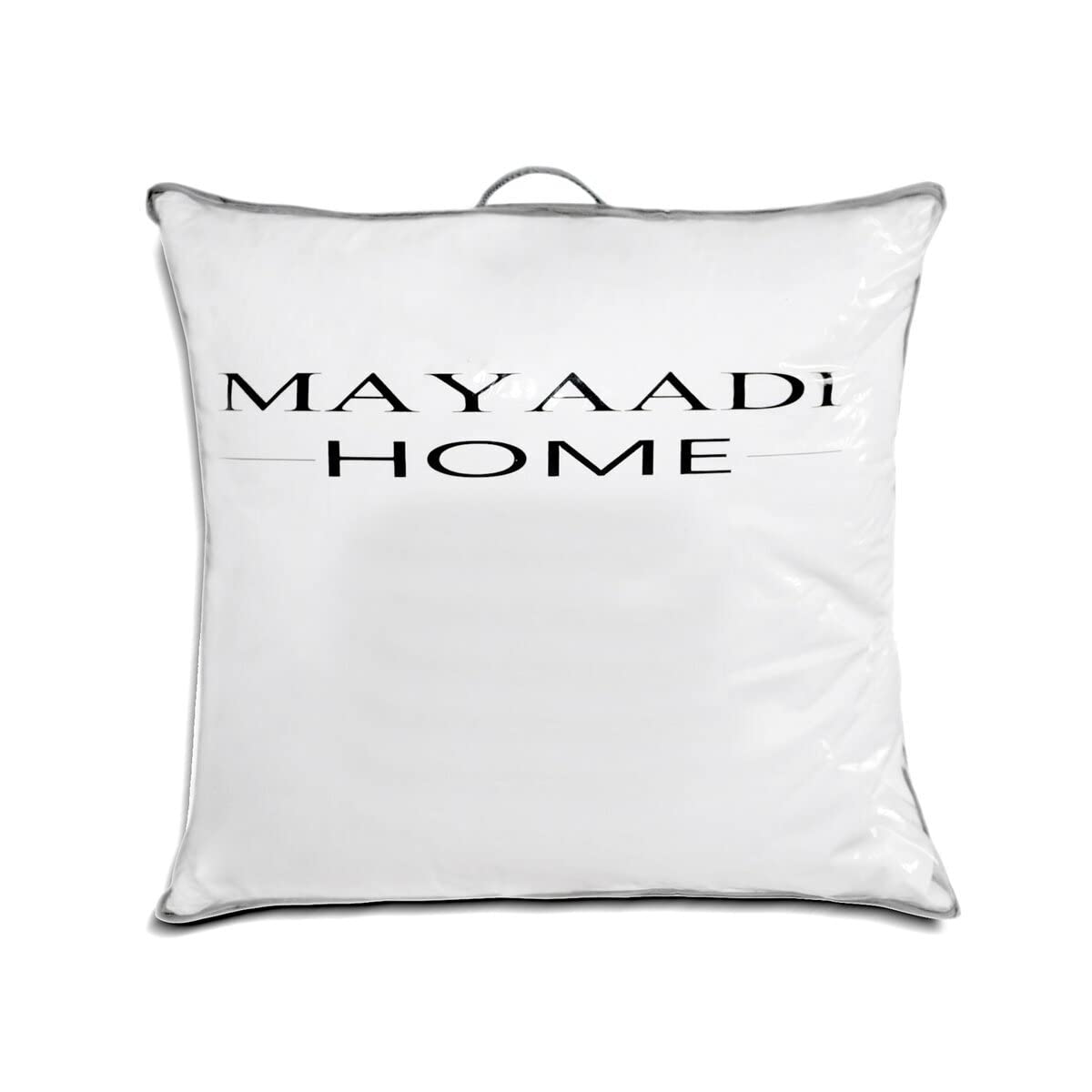 Mayaadi-Home HS91 poduszka 80 x 80 1200 + 200 g. Pióra + PUSY poduszka 3-komorowa 1400 g miękkie gęsie komfort spania poszewka 100% bawełna 100% naturalna poduszka puchowa dla alergików