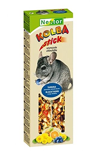 2x CHINCHILLA Stick Orange Flavor Rodents Hamster Pet Food Specialized 115g Supplies Treats