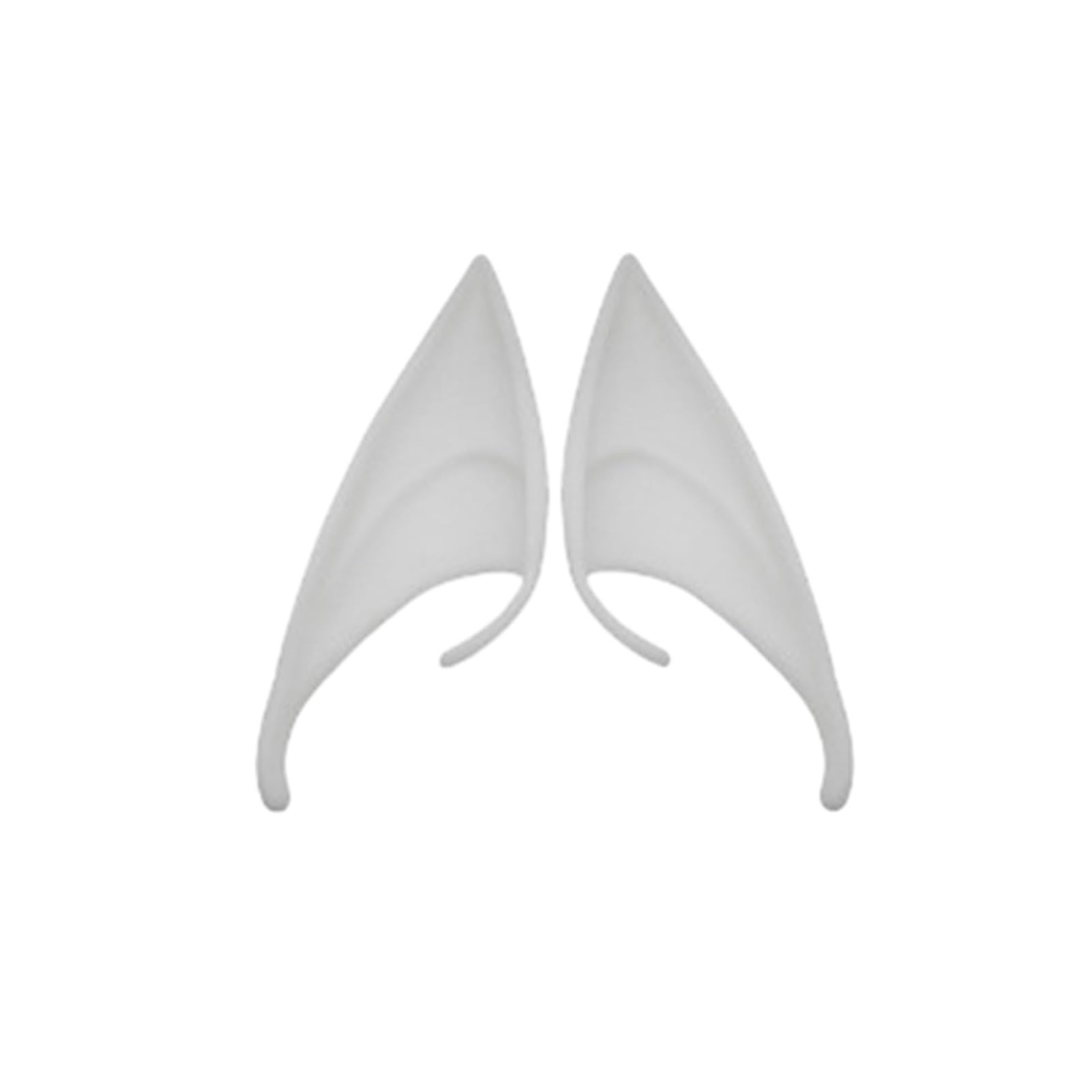 matumou 2Pcs Realistic Elf Ears Halloween Makeup Props Add Charm Wide Application Elf Ears for Avatar Goblin Fairy Costumes