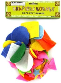 Wholesale Set of 24, Craft Felt Shapes (Crafts, Felt Shapes)