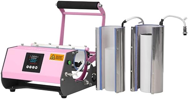 Elite Pro Max 2 in 1 Tumbler Press Machine for Sublimation Blanks – Pink Tumbler Heat Press for Sublimation Tumblers - Sublimation Mug Press Machine for Sublimation Mugs Cups Crafting