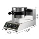 Waffeleisen drehbar von VEVOR mit 1100 Watt und Edelstahl-Gehäuse
