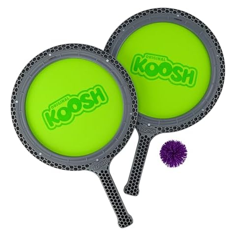 Koosh Paddle Playset – Kids Outdoor Toys, Beach Toys, Kids Games, Outdoor Games for Adults and Family, Outdoor Games for Kids, Kids Toys, Fidget Toys for Kids, Ages 4+ Cover