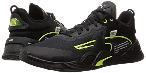 puma black yellow alert