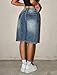 oyyniis Girl's Jean Shorts Vintage Wash Cute Y2K Mid Waist Straight Leg Denim Shorts Trendy Teen Girls Fashion