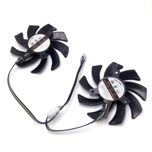 This Cooling Fan for Sapphire R9 270X 280X 280 285 290 350 370X 380 HD6850 HD6930 HD7850 HD7870 HD7950 HD7970 Graphics Card Version 85mm FD7010H12S 0.35A 4 Pin