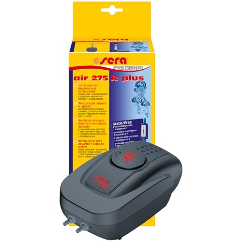 sera air 275 r Plus | Pompe à air pour filtres d'aquarium | pour filtres & éléments pneumatiques | jusqu'à 275 L/h | silencieuse, réglable