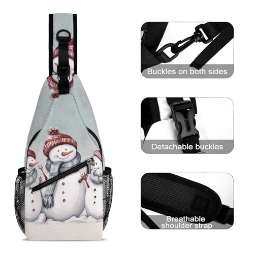 Bolso tipo bandolera deportivo impermeable para viaje miniatura 3