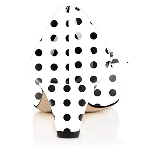 YDN Women Closed Round Toe Pumps Low Heels Shoes with Bowknot for Work Office Ladies Size 4-15 US3