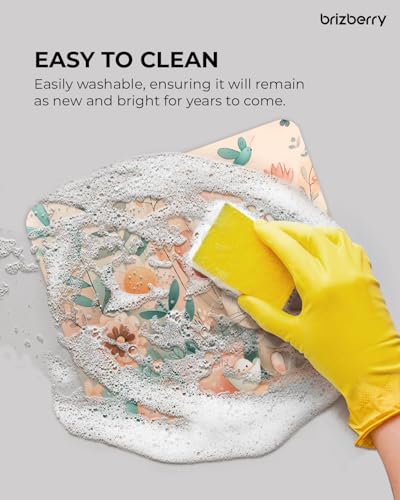 ARTBRIZ Brizberry Mouse Pad, Large Printed Premium Textured Waterproof Anti Skid Rubber Base for Desktop Laptop Gaming Professional 240X210X3mm... - Image 5