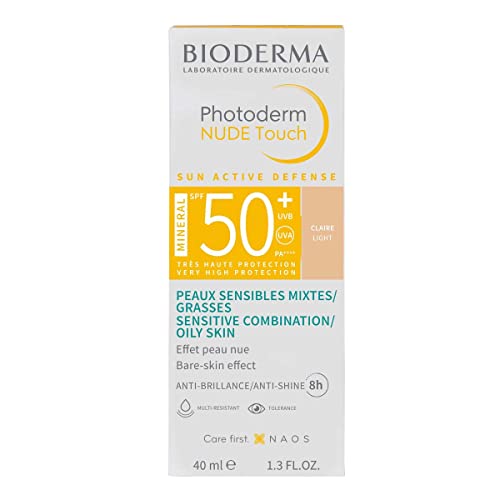 Photoderm Nude Touch Fps50+ Claro 40Ml, Bioderma, Claro, 40 Ml