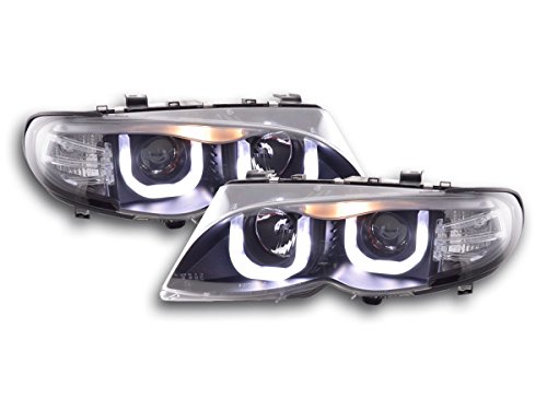 Phare avant Angel Eyes FK-Automotive pour remplacer des optiques ternies ou cassées