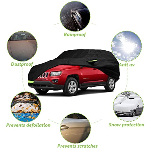 Funda para coche YIXIN impermeable y resistente al sol para exterior 4