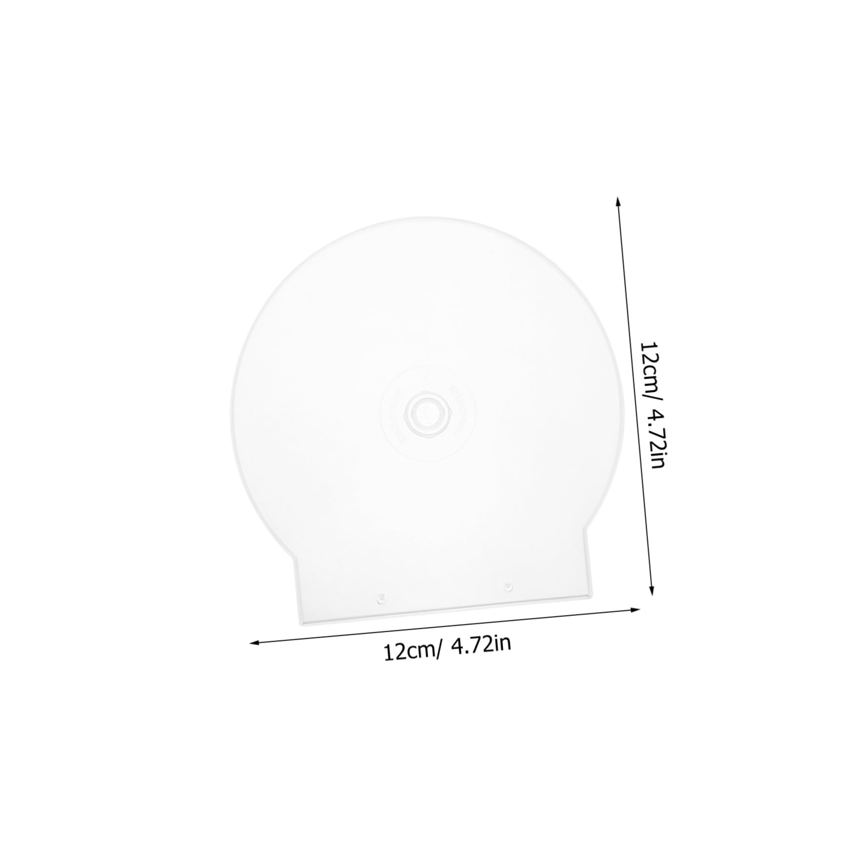 Porta CD Rigido Semi-trasparente Design Spesso per 50pezzi, Custodia Protettiva per Dischi Dvd e Cd, per Casa e Viaggio