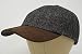 Borges & Scott Die Sligo - Baseball Cap - 100% Wolle - Irish Tweed – Schirm aus Nubuk Leder - Irischer Schiefer