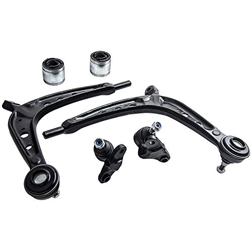 maXpeedingrods Kit de suspensão de 6 peças, braço de controle com junta esférica para BMW E46 3Serie