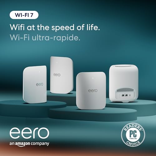 Amazon eero Pro 7 tri-band mesh Wi-Fi 7 ...