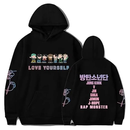 Women Jungkook Suga Jimin V Rap Jhope Jin Hoodie Sweatshirts Love Yourself Hoodies Sweater Merch Merchandise