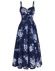 Navy Blue Floral